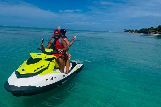 3H Jet Ski Tour to Discover Moorea - ‘Ātihā and Nuarei Vaiare: picture breaks and marine-finding moments