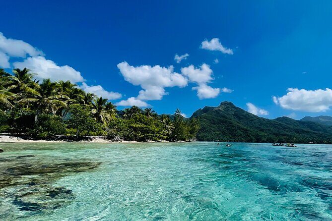 3H Jet Ski Tour to Discover Moorea - Motu Ahi: where you actually get to slow down in the lagoon