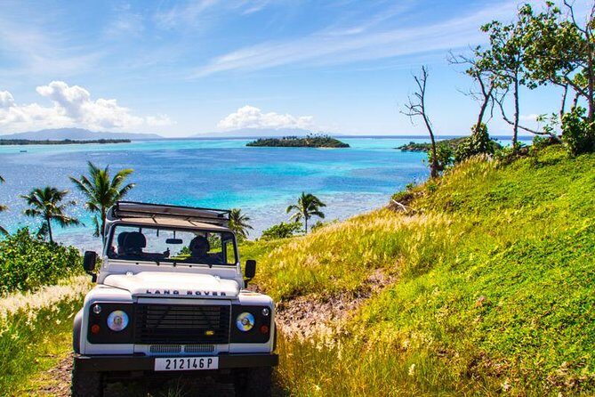 Bora Bora 4WD Tour & Eco Shark & Ray Snorkel Cruise - The island drive: WWII sites, lagoon colors, and real stories