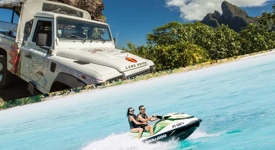 Bora Bora Adventure Day: 4X4 and Jet Ski with Lunch - The 4x4 island loop: why the rugged road time matters