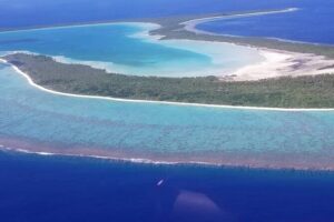 Bora Bora and the Tupai atoll the jewels of the Pacific, 45 min private flight - The Takeoff + Coral Belt Route at 400 Meters