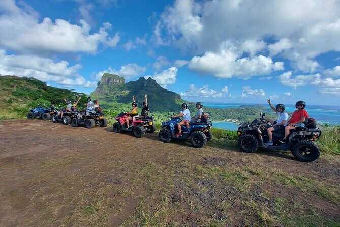 Bora Bora Atv-Quad Tours - Mt. Popoti: the summit stop that makes the whole tour click