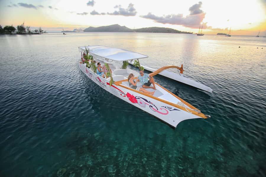 Bora Bora: Combo Sunset Cruise & Romantic Dinner at St James - Key things that make this evening work