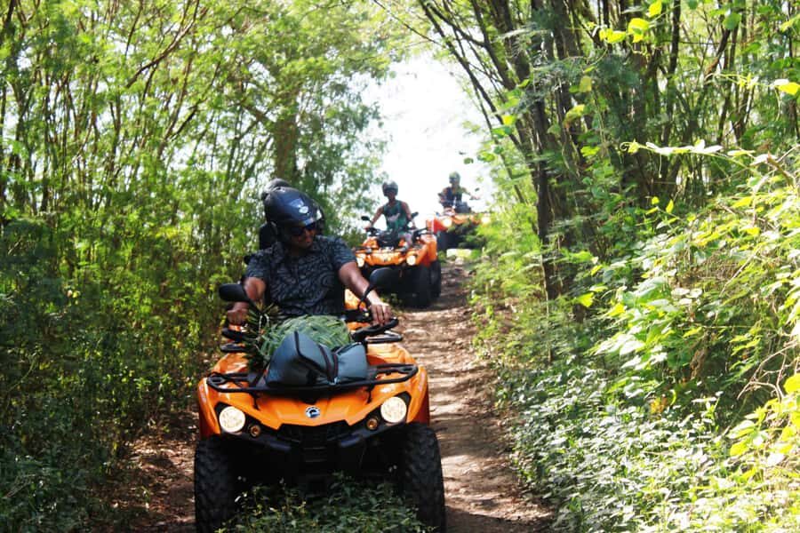 Bora Bora: Island Tour and Mountains Getaway by Quad Bike - ATV Setup on Bora Bora: Drive License, Safety Checks, and First-Time Confidence