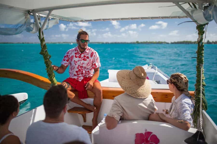 Bora Bora Luxury Tour and Beach Picnic - Bora Bora, but with the calm parts of the lagoon