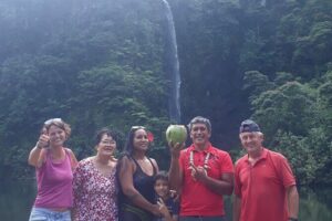 Crossing Island of Tahiti 4x4 Mountain, Waterfall, River, Basins - The drive factor: steep dirt roads, deep potholes, and lots of shaking
