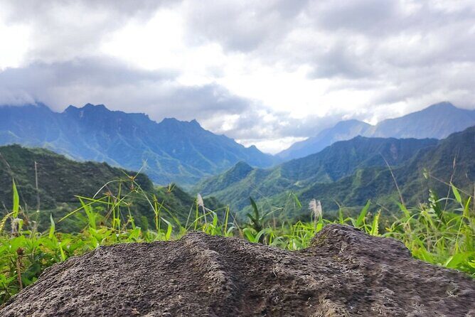 Crossing Over Tahiti Island Safari 4x4 - Archaeological sites and plant-and-people storytelling