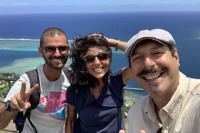 Discovering Moorea from Tahiti in 4x4 with the Ferry Terevau - Belvedere Lookout at 1,207 Meters: The Big View That Pulls the Day Together