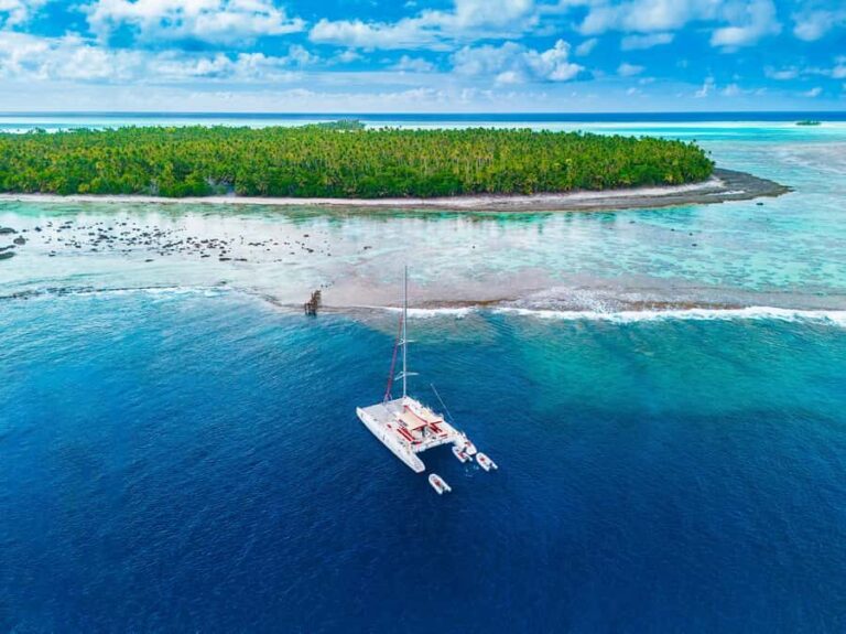 From Tahiti: Tetiaroa Island Tour by Sailing Catamaran - The morning plan: Papeete Marina meeting at 5:45 AM