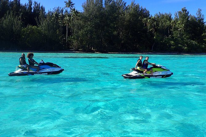 Grand Magic Combo Jetski 3h00 + Quad 3h30 - Rays and black-tip sharks: the short encounter stop