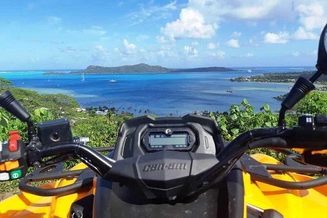 Guided Tour of Bora Bora by Quad - Stop 2: Pago Pago antenna viewpoint and the reef opening