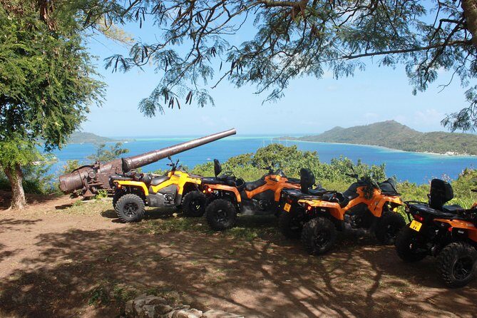 Island Tour & Getaway on the Bora Bora Mountains by Quad / ATV - Off-road trails, climbs, and the “real quad” moments