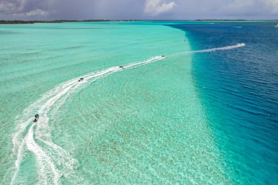 Jet Ski Around Bora Bora - Speed Through Paradise - The 2-hour ride: how the lagoon tour usually flows