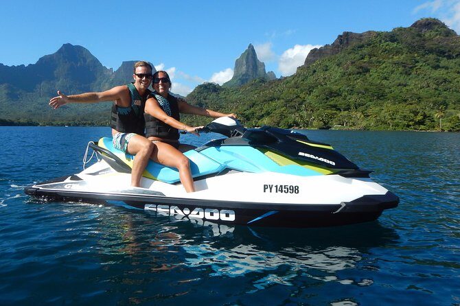Jet-Ski Découverte 1H00 Jet Ski excursion to Moorea (Single or two-seater) - Walk in the Bay Break: Short Pause to Reset