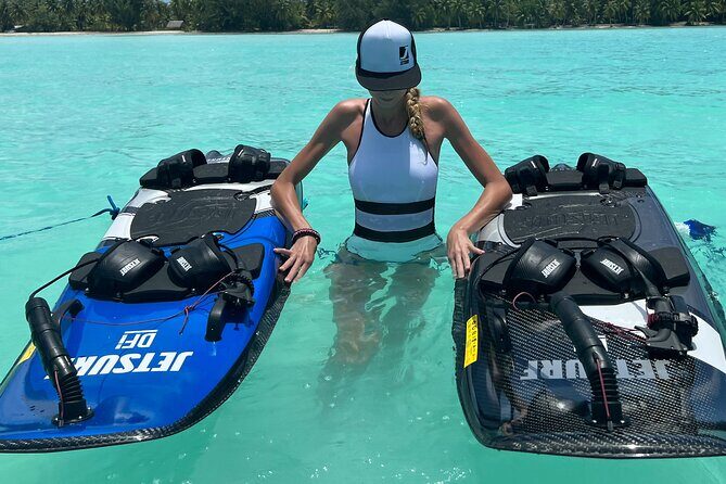 JetSurf Private Riding Lessons in Bora Bora - Training on JetSurf: how you go from balance to control