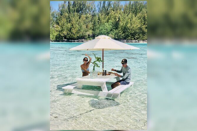 Lagoon Tour + lunch with your feet in the water on a Motu - A Motu Lunch With Sea Life Underfoot