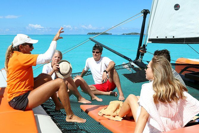 LUXURY Catamaran Bora Bora : Sailing, Snorkeling & Floating Bar - Quick hits before you sail