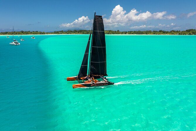LUXURY Catamaran Bora Bora : Sailing, Snorkeling & Floating Bar - Sailing the Vitamin Sea with a small group that feels semi-private