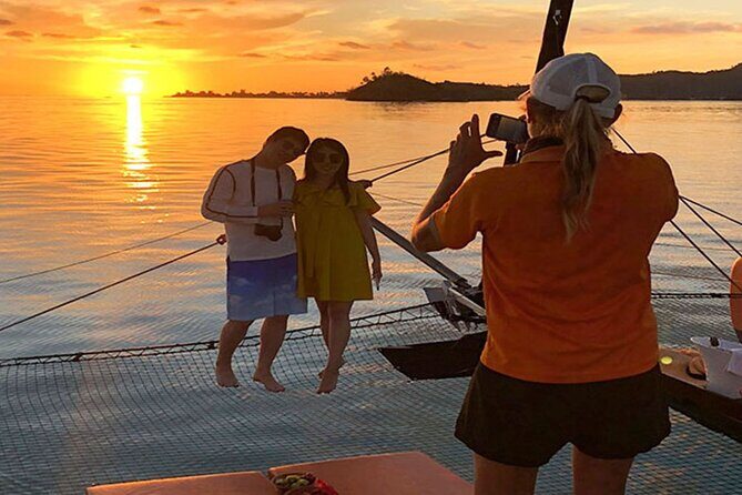 LUXURY PRIVATE Catamaran Bora Bora : The Sunset Escape - Vitamin Sea Bora Bora stop: the best part happens while you lounge