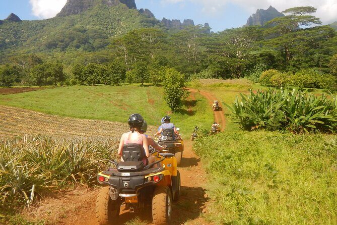 Medium Magical Combo in Moorea of 2 hours of Jetski and 3h30 of Quad - Motu Tiahura and the Coral Garden: Snorkel With Rays and Sharks