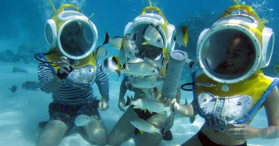 Moorea: Aquablue Helmet Underwater Walking Experience - Gear Fit and Setup: Wetsuit, Water Shoes, and the Helmet That Handles the Breathing