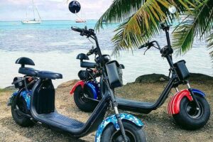 Moorea citycoco tour: The most beautiful beaches! - The scooter setup: speed, comfort, and who it fits