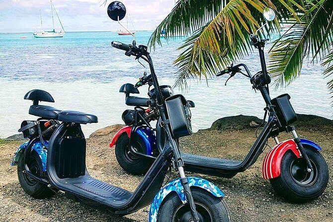 Moorea citycoco tour: The most beautiful beaches! - The scooter setup: speed, comfort, and who it fits