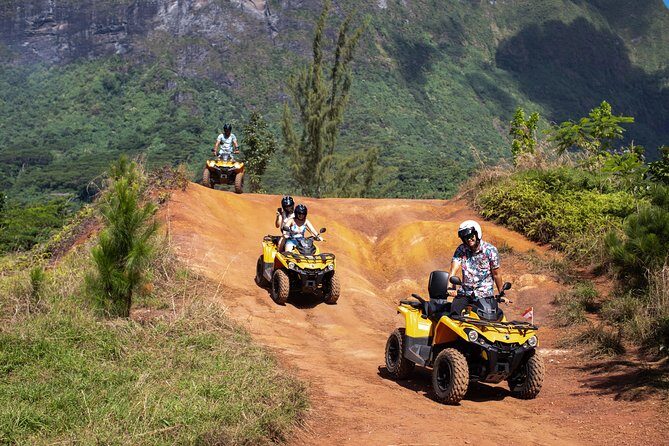 Moorea Explorer Atv Quad Tour - Safety briefing first: how the quad part works