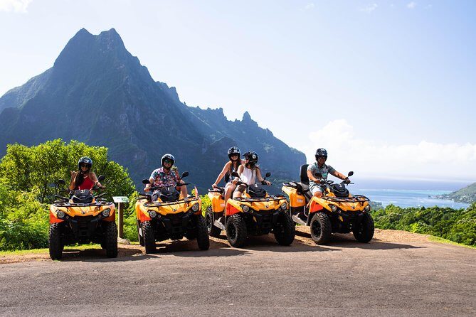 Moorea Explorer Atv Quad Tour - Mount of Warriors and pineapple fields: the inland-to-coast contrast