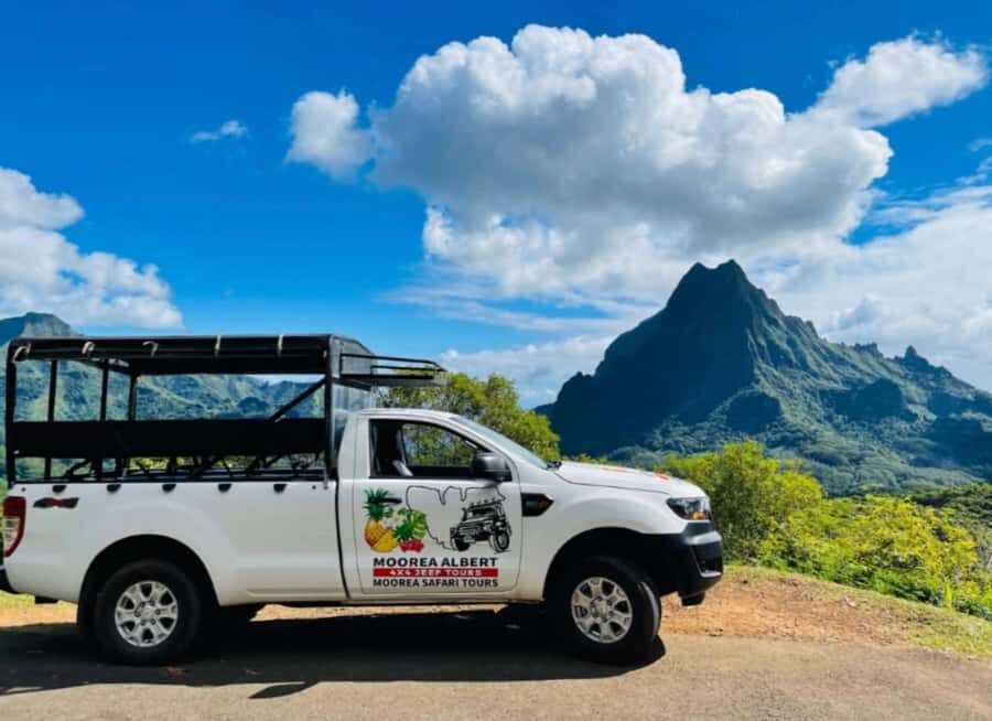 Moorea: Half-Day Open-Air 4WD Safari with Hotel Transfers - Pickup and the 210-minute pacing that feels just right