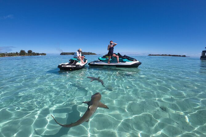 Moorea Solo or Twin 3 hours Jet Ski Tour - Moorea Lagoon Power Ride: Turquoise Water Meets Volcanic Peaks