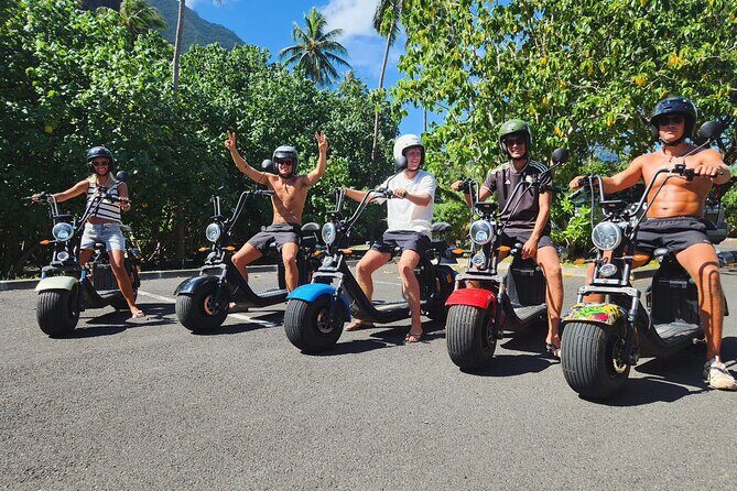 Moorea tour in electric citycoco (in autonomy) - Who this tour fits best
