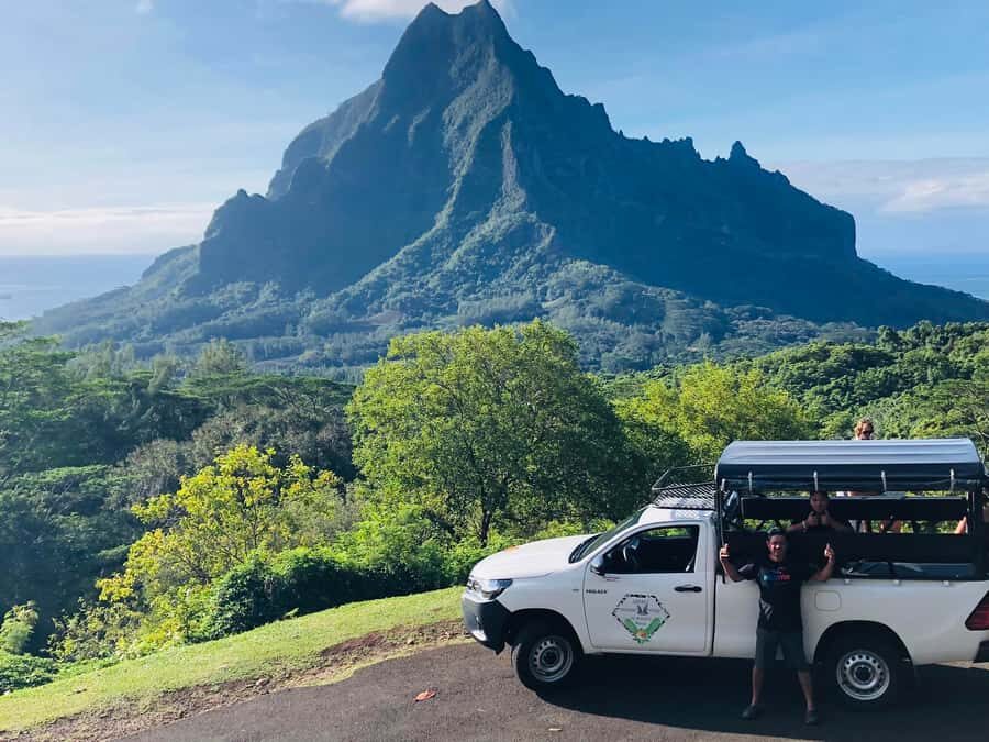 Moorea:4X4 safari excursion between land and sea with lunch - Pickup at Maiao: how to plan your timing without stress