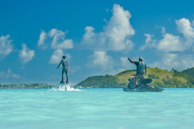 Private Flyboarding Experience in Bora Bora with Pickup - After you land: coconut water, fruit, and recovering like a pro
