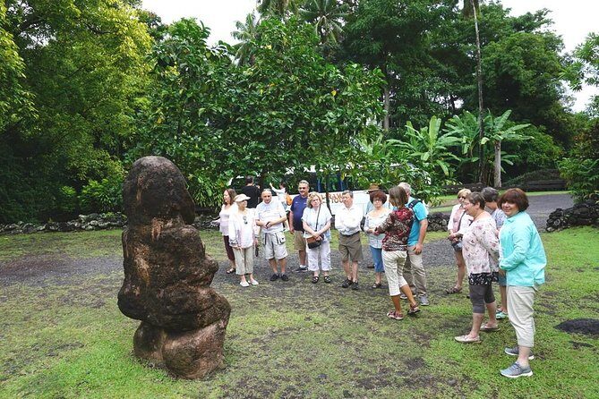 Private Full-Day Tahiti — Grotto, Gardens & Panoramas - Taharuu Beach: black sand, surf culture, and local energy