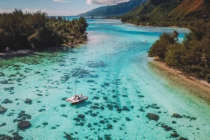 PRIVATE Full Day Tour : Moorea Snorkeling & Sailing on a Catamaran named Taboo - Price and value: $1,565.99 per group up to 4 people