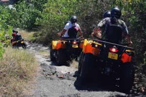 Private Island Tour by ATV / QUAD - The 3-Hour Route: Viewpoints, Off-Road Trails, and WWII Cannons