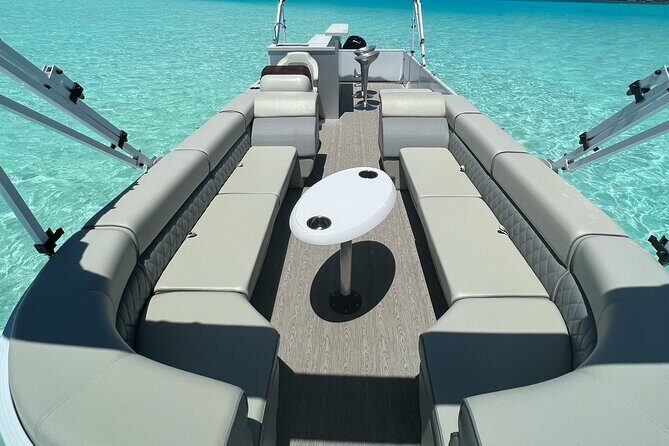 Private Lagoon Tour on a Prestigious Pontoon Boat in Bora Bora - First Minutes On Board: Tiare Scent, Ice-Cold Refreshment, and On-Board Comfort