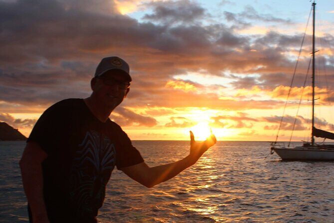 PRIVATE Sunset Cruise : Moorea Sailing on a Catamaran named Taboo - The Lagoon-to-Open-Ocean Moment (Beyond the Reef)