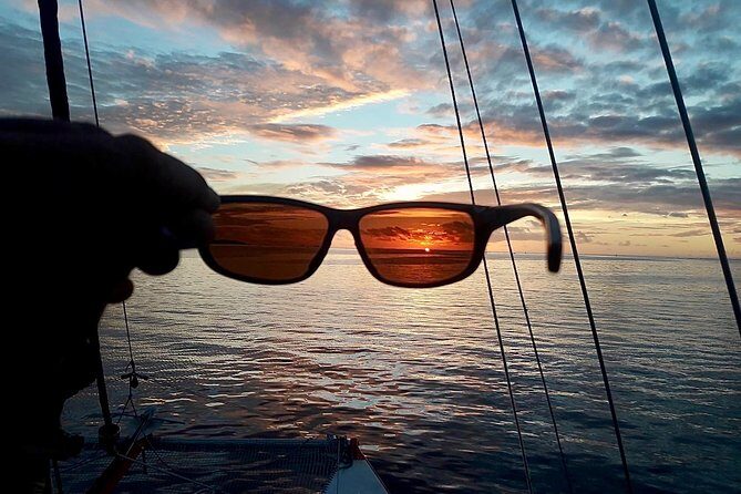 PRIVATE Sunset Cruise : Moorea Sailing on a Catamaran named Taboo - Drinks, Mai Tais, and the Optional Romantic Touch