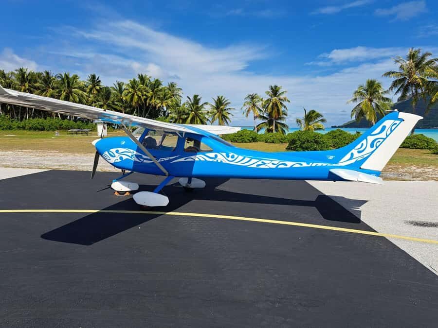 Raiatea: Bora Bora and Taha'a Private Scenic Flight one hour - Bora Bora From Above: Coconut-Lined Beaches and Lux Hotel Footprints