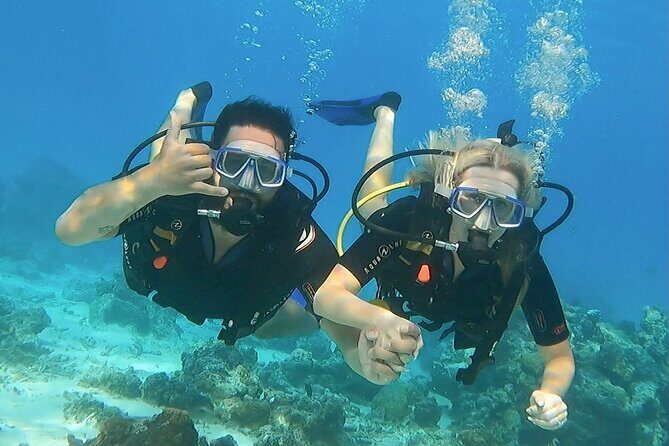 Romantic Dive for beginners in Bora Bora (2 people) with Video - Meeting Point at Matira Beach: Easy Start, Clear Timing