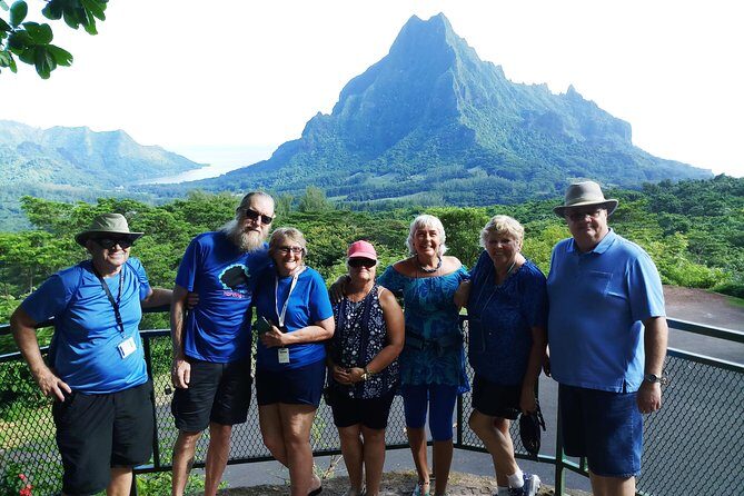 Scenic Shopping Tour from cruise ship - Stop 5: Toatea Lookout for north-east blue photos