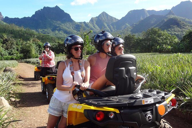 Small Quad Tour 2h30 Quad excursion in Moorea (single or two-seater) - The ride itself: nature, valleys, and island “legends”
