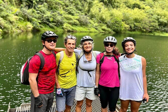 Tahiti excursion adventure circuit MTB MTB E-Bike private valley - Entering Tahiti by 4x4 Track, Not the Usual Tour Loop