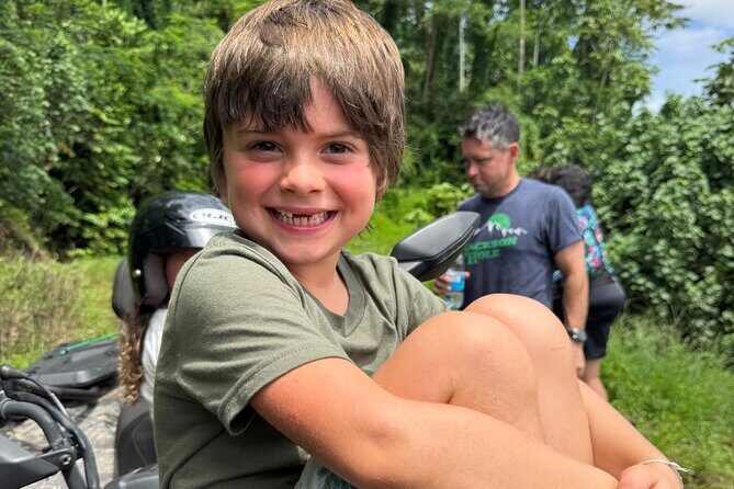 Trip to the heart of Tahaa Safari Mountains in Quad / ATV - The real terrain: how bumpy, muddy, and wet this can get