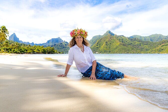 Unique photo shoot in the heart DE Moorea: Beach & mountain combo - Your Morning Route Starts with Moorea, Then Drops into the Beach-Side Frames
