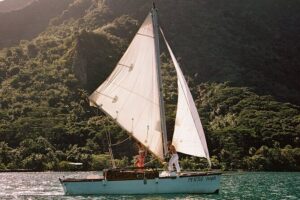 Vaapiti private sunset - Sailing Practice Before the Lagoon: What You’re Really Signing Up For
